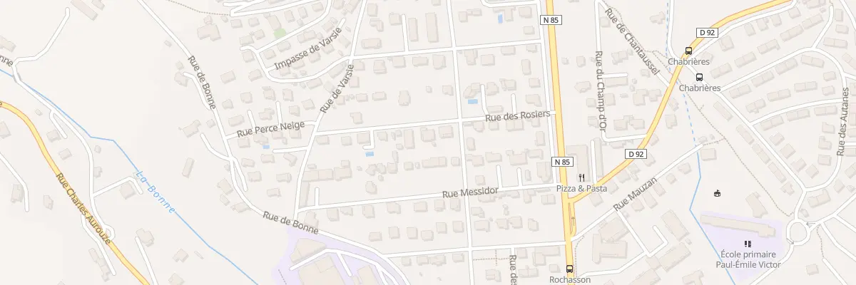 Plan du 9 Rue des Rosiers à Gap