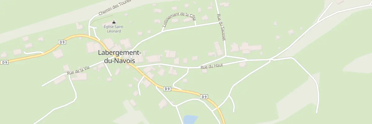 Plan du 11B Rue du Haut à Levier