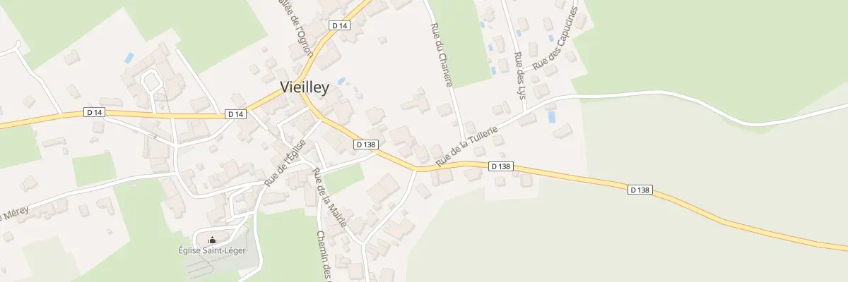 Plan du 17 Rte de Marchaux à Vieilley