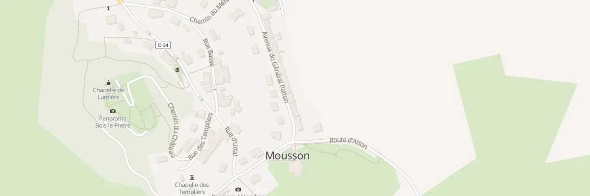 Plan du 5012 Av du Général Patton à Mousson