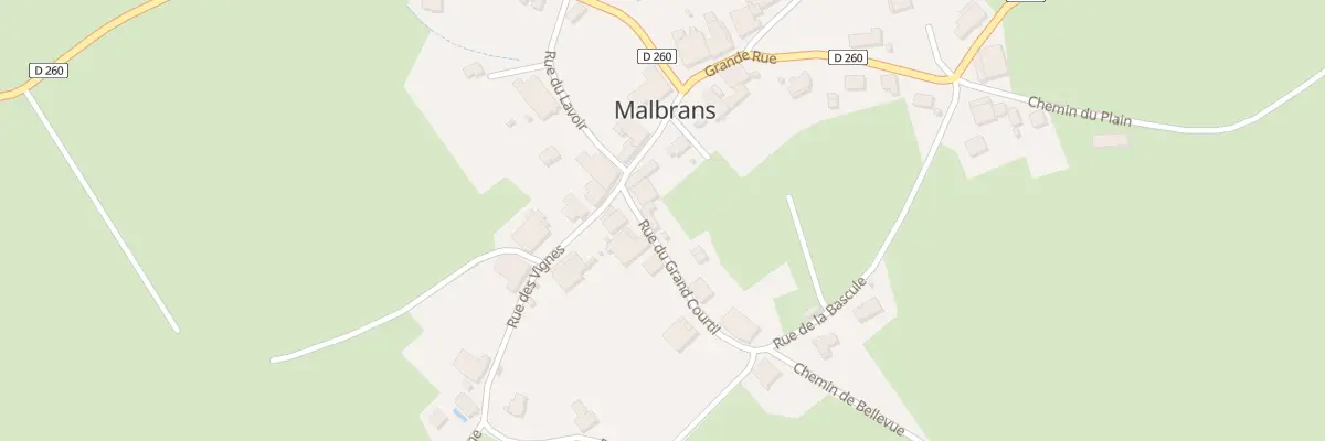 Plan du 5003 Rue du Grand Courtil à Malbrans