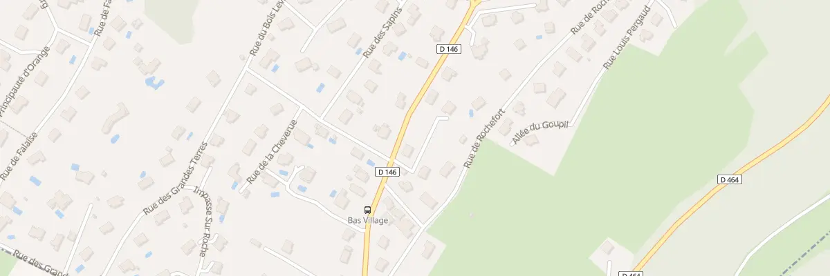Plan du 14 Rue du Comté de Montbéliard à Montfaucon