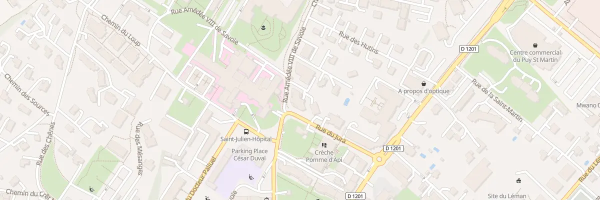 Plan du 6 Rue du jura à Saint-Julien-en-Genevois