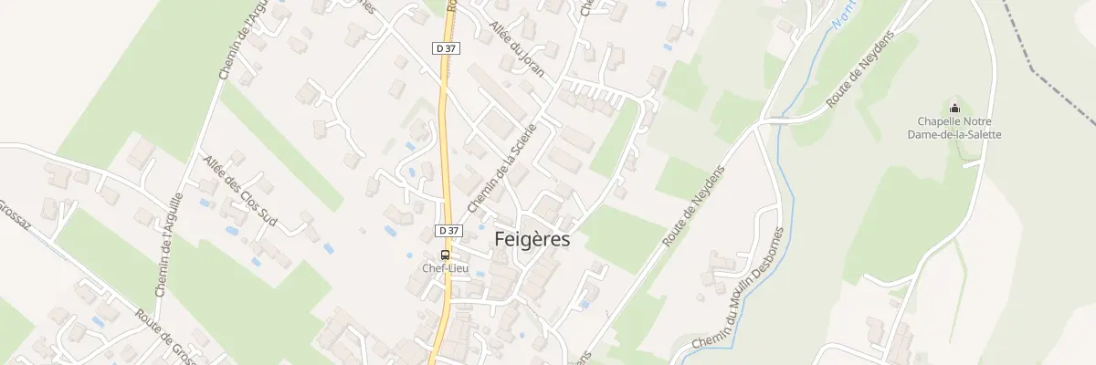Plan du 124 Che de la Scierie à Feigères