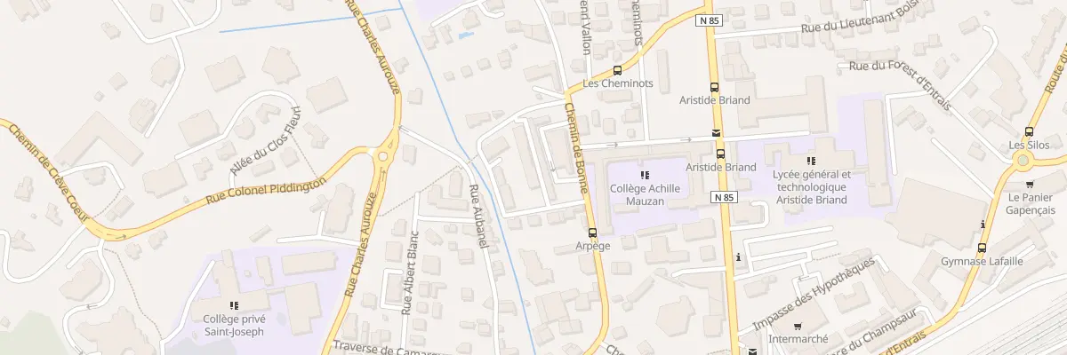 Plan du 7 Rue des Champsaurins à Gap