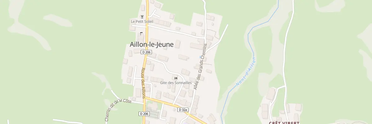 Plan du 151 All des Grands Chemins à Aillon-le-Jeune