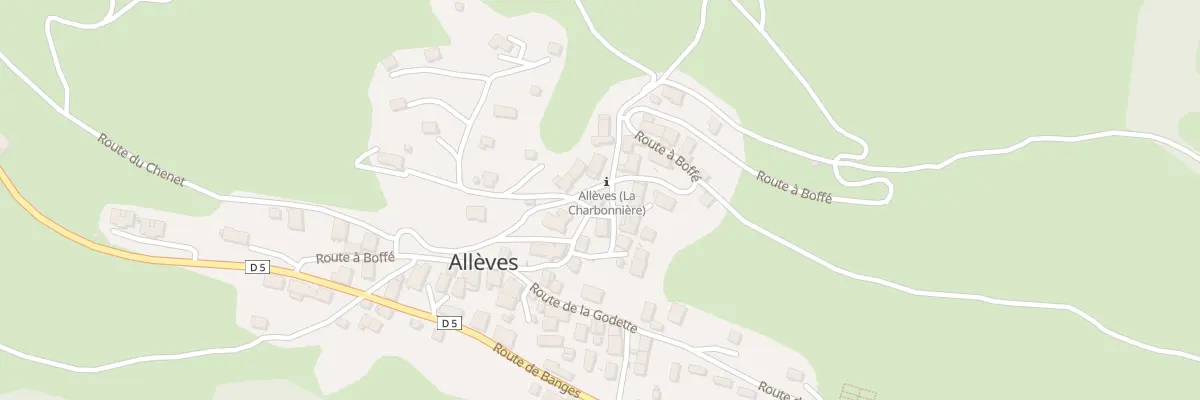 Plan du 1 Imp sur la Vy à Allèves