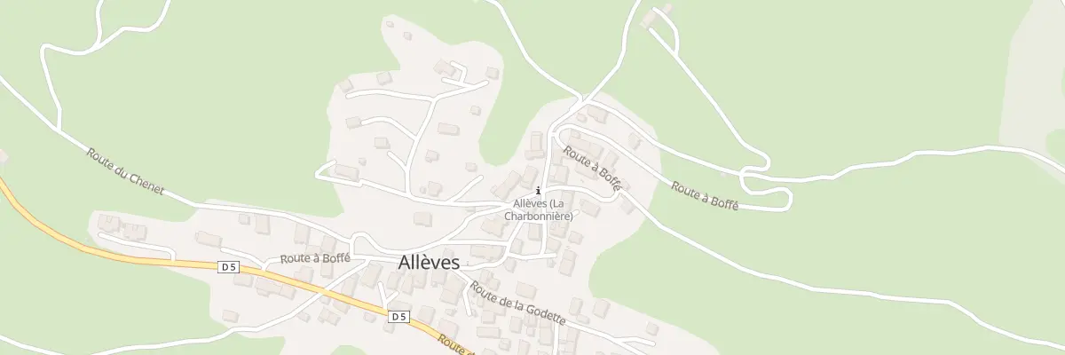 Plan du 1 Che de la Charbonnière à Allèves