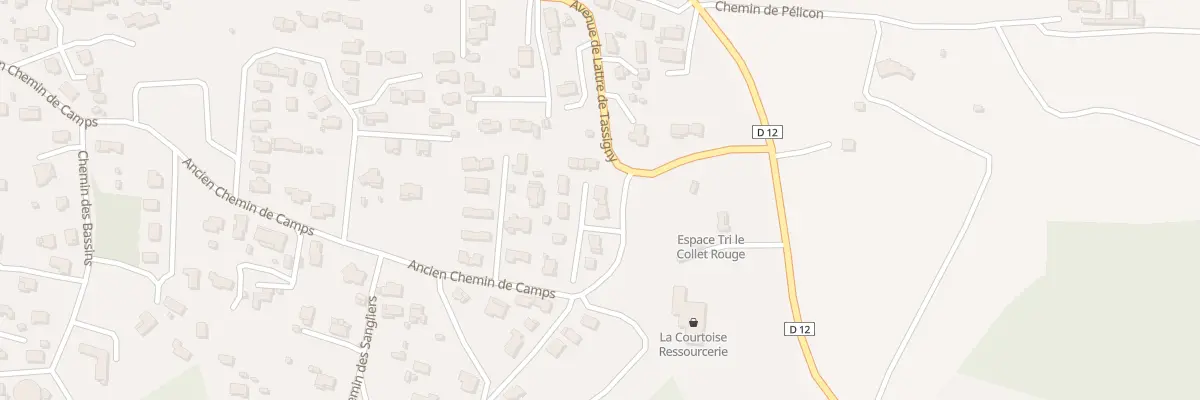 Plan du 9100 Chemin de Besse à Brignoles