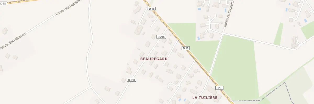 Plan du 880 Rte de Beauregard à Présilly