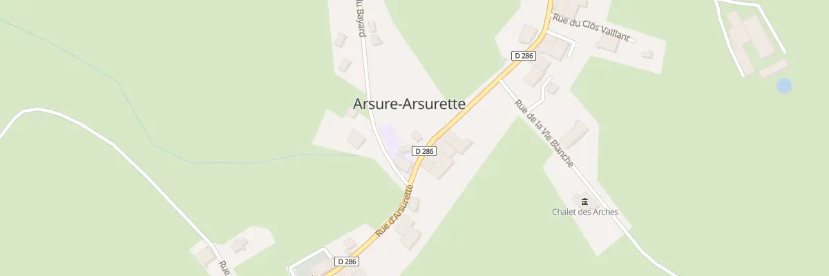Plan du 1 Rue d’Arsurette à Arsure-Arsurette