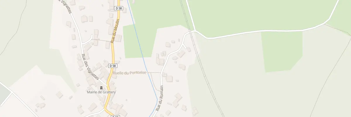 Plan du 236 Rue du Romain à Grattery