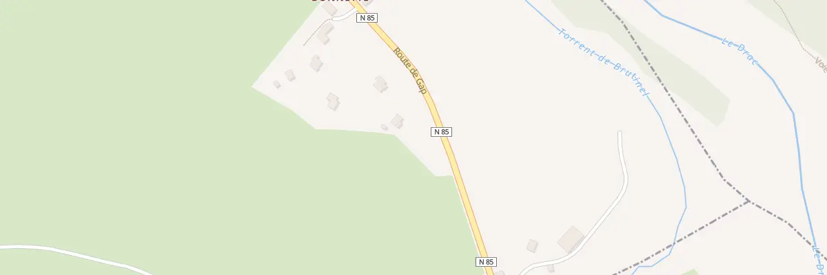 Plan du 40 Rte de Gap à La Fare-en-Champsaur