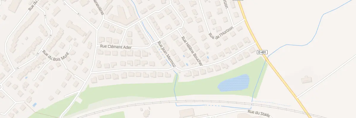 Plan du 9 Rue Jean Mermoz à Thise