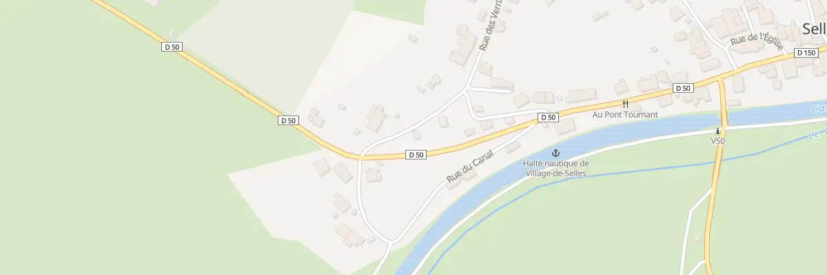 Plan du 2 Rue des Verriers à Selles