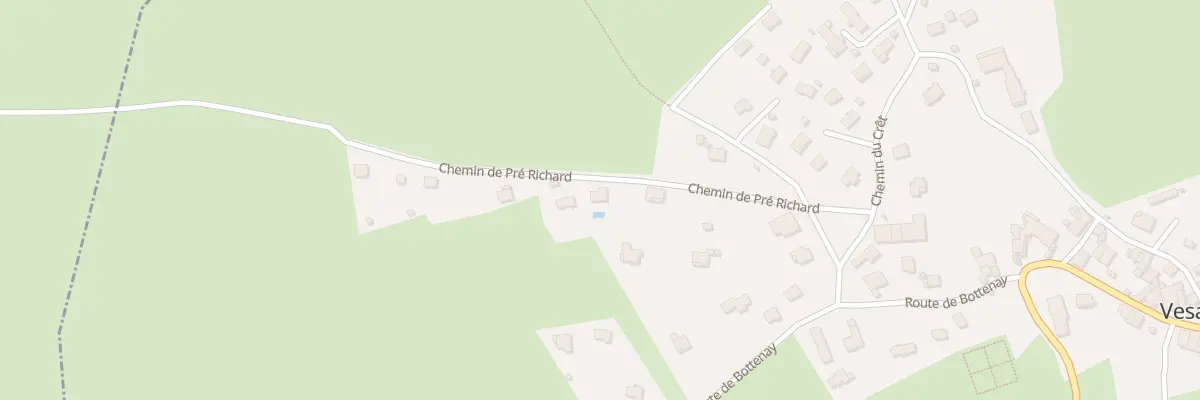 Plan du 163 Che de Pré Richard à Vesancy