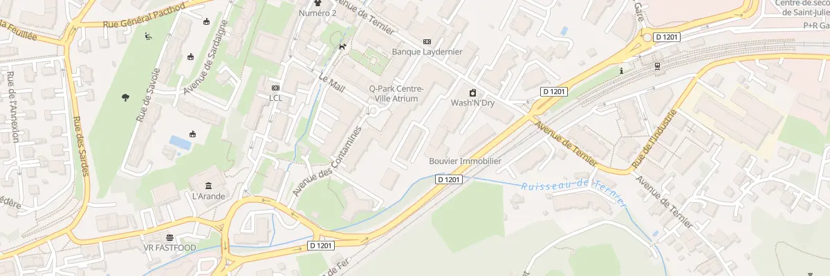 Plan du 16 Av de Ternier à Saint-Julien-en-Genevois