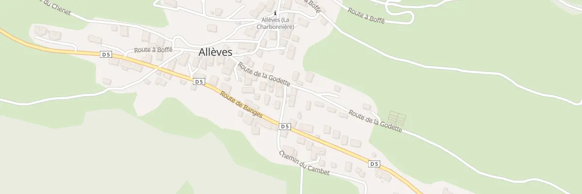Plan du 5 Côte à dagand à Allèves