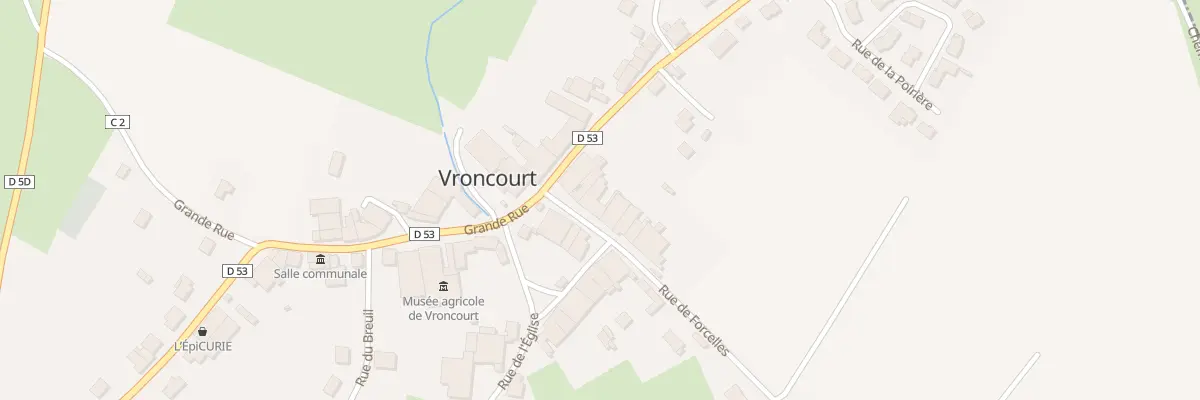 Plan du 3 Rue de Forcelles à Vroncourt