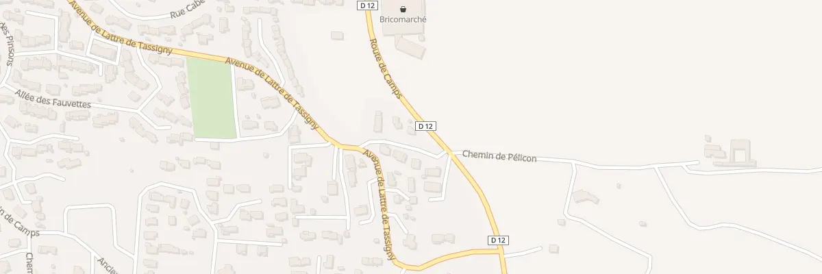 Plan du 9010 Chemin du Luc à Brignoles