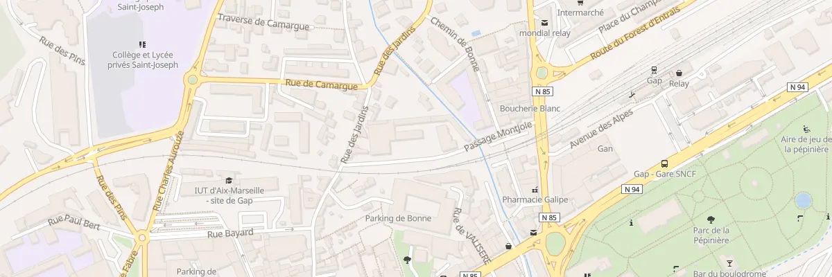 Plan du 2A Pas Montjoie à Gap