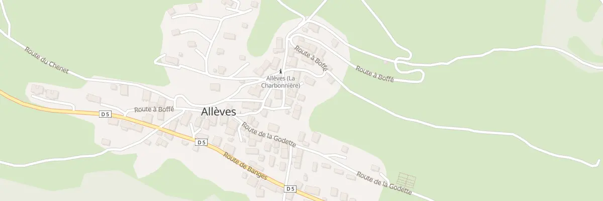 Plan du 6 Imp sur la Vy à Allèves