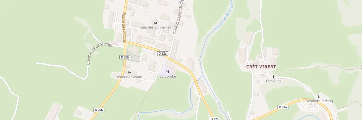 Plan du 163 Rte de la Combe à Aillon-le-Jeune