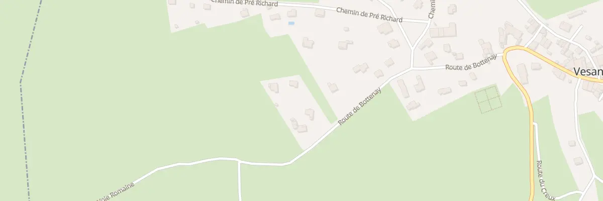 Plan du 314 Rte de Bottenay à Vesancy