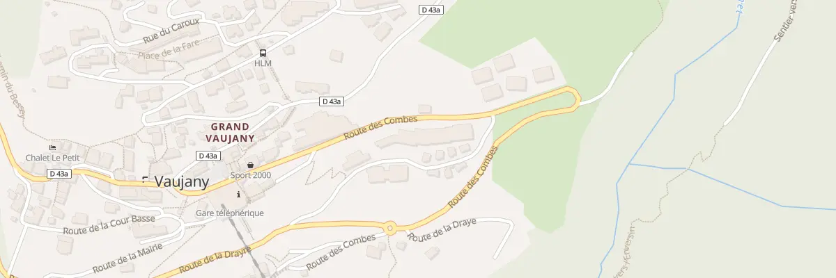 Plan du 30 Rte des Combes à Vaujany
