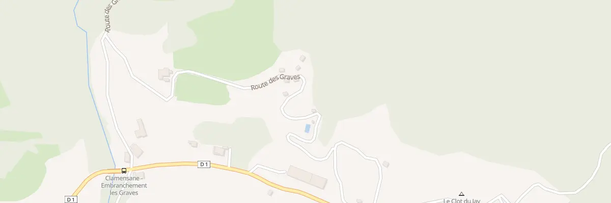 Plan du 7026 Clot du Jay et Blacoux à Clamensane