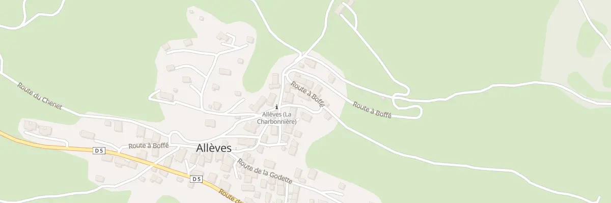 Plan du 5 Rte À Boffe à Allèves