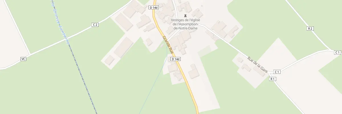 Plan du 242 Rue Grande Rue à Boulaincourt