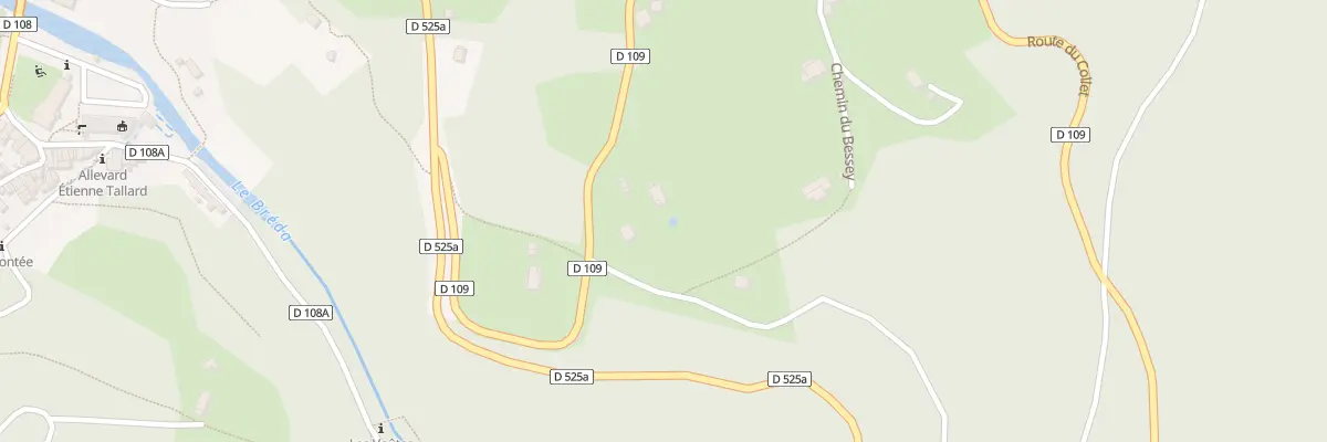 Plan du 1650 Rte du Collet à Allevard