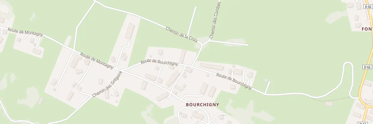 Plan du 640 Rte de Bourchigny à Arith