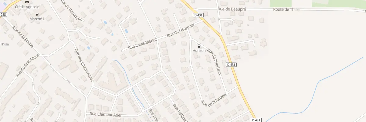 Plan du 24 Rue de l’Horizon à Thise