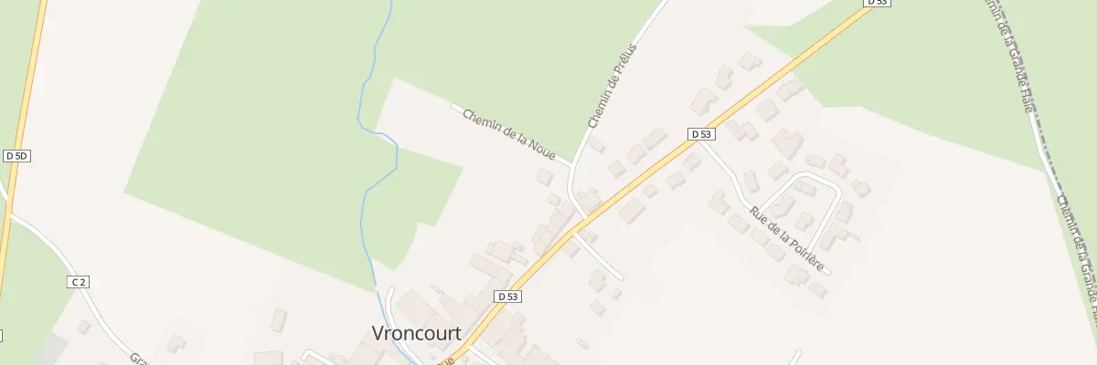 Plan du 13 Rue du Poitou à Vroncourt