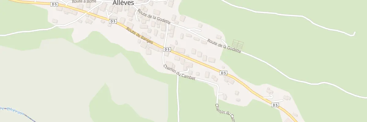 Plan du 538 Rte de Banges à Allèves