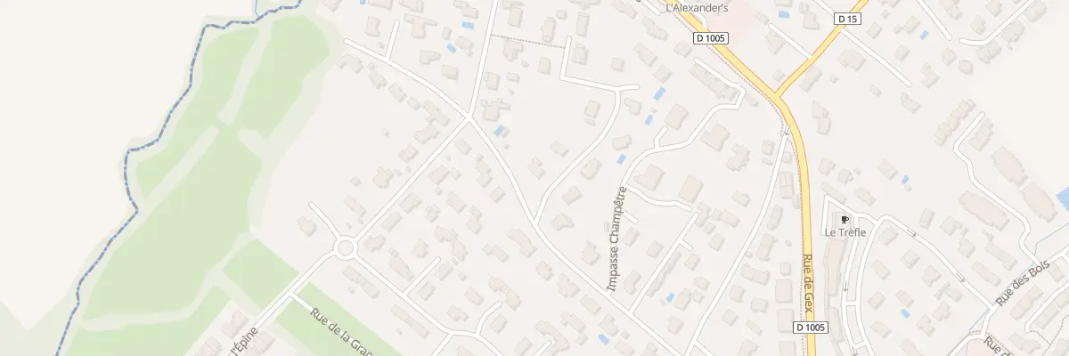 Plan du 47 Rue des Campanules à Ornex