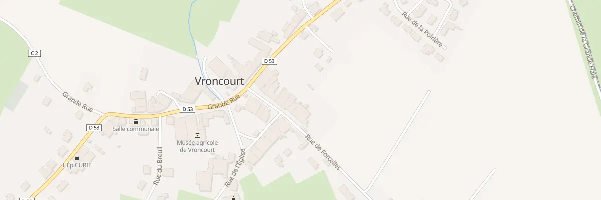 Plan du 9 Rue de Forcelles à Vroncourt