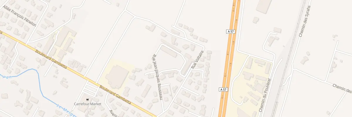 Plan du 110 Rue Jean-Jacques Rousseau à Cuers