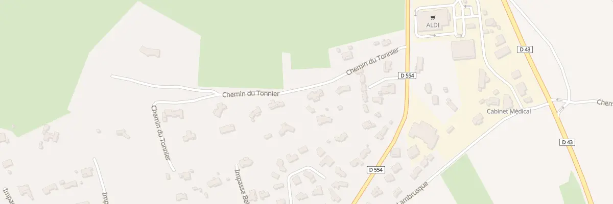 Plan du 209 Che du Tonnier à Forcalqueiret