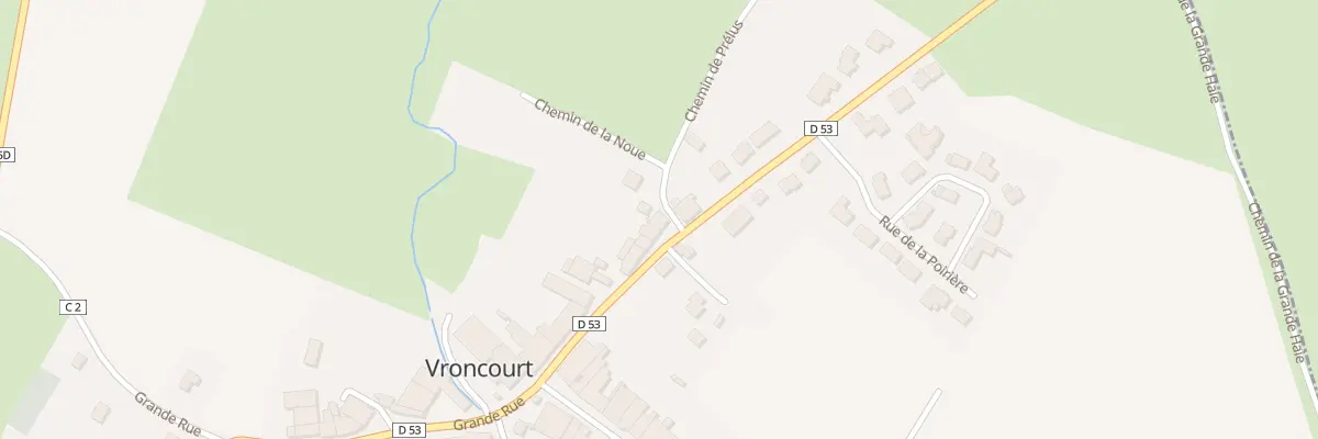 Plan du 11 Rue du Poitou à Vroncourt