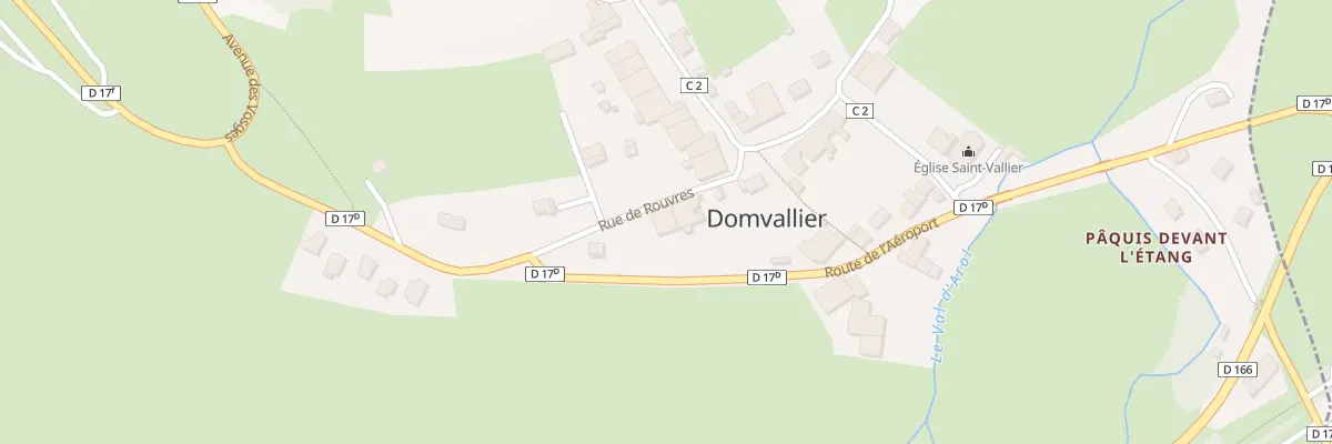 Plan du 1 Rue de Rouvres à Domvallier