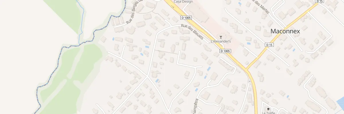 Plan du 205 Rue des Campanules à Ornex