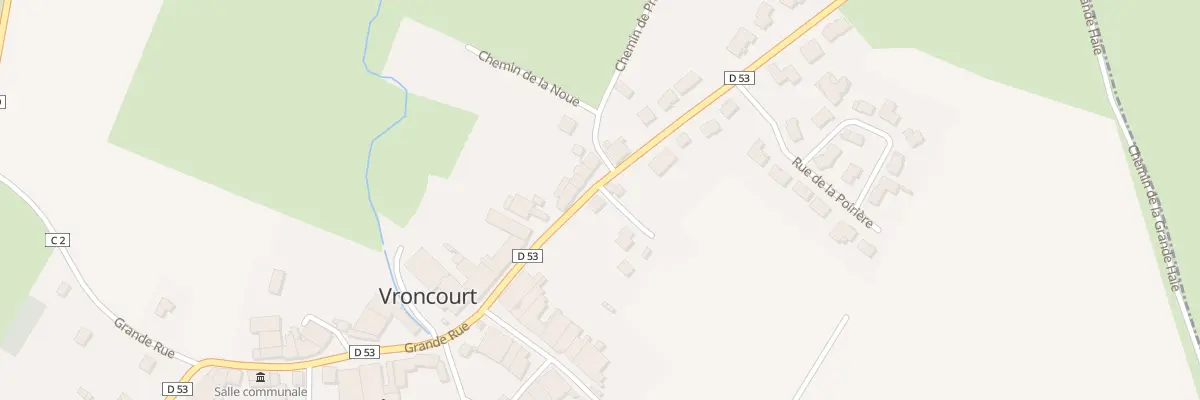 Plan du 4 Rue du Poitou à Vroncourt