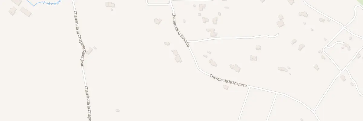 Plan du 1902 Che de la Navarre à Cuers