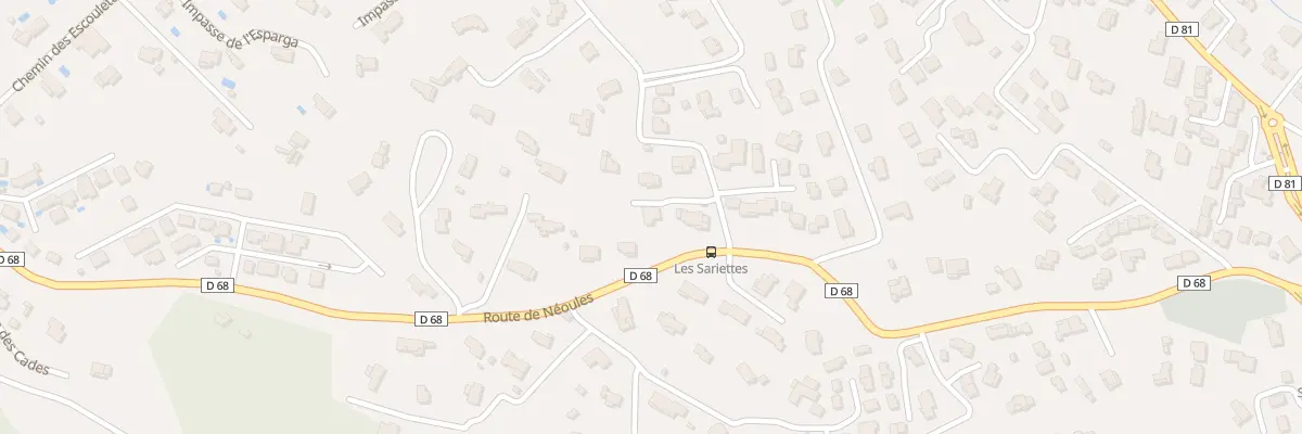 Plan du 5577 Les Escouletes à Rocbaron