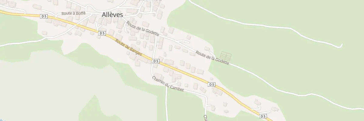 Plan du 417 Rte de Banges à Allèves
