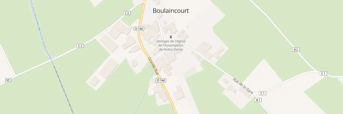 Plan du 40 Pl Jeanne d’Arc à Boulaincourt
