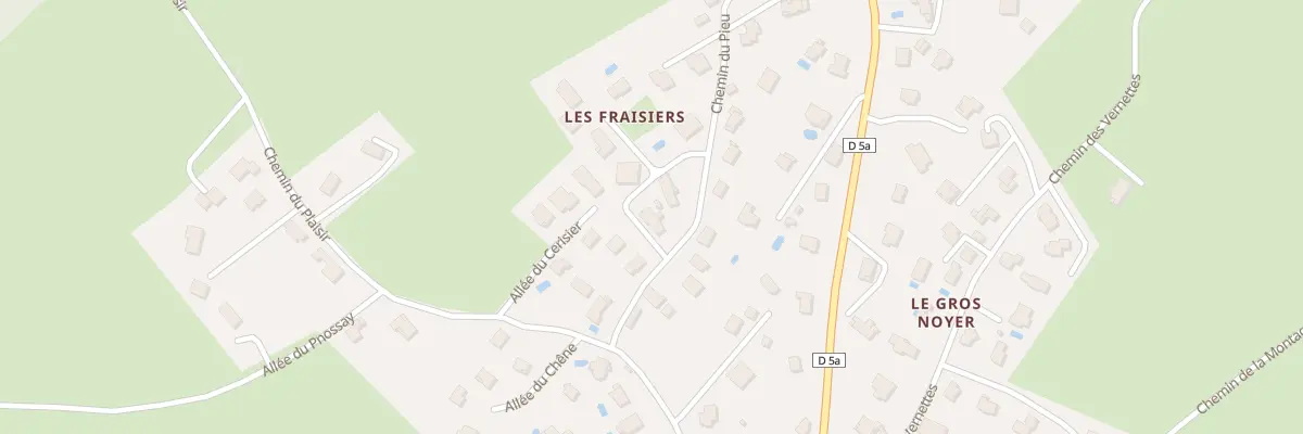 Plan du 105 Che du Pieu à Quintal